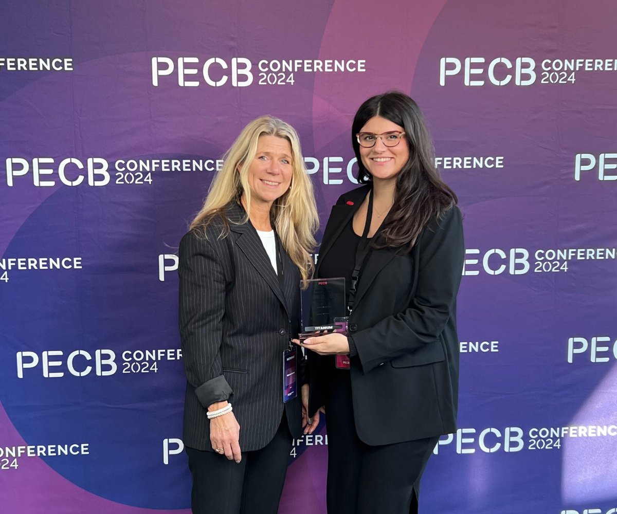 Glasspaper Titanium Partner of the year PECB Awards 2024